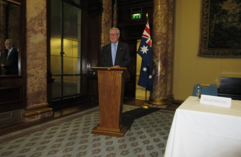 Autralian High Commissioner Speech