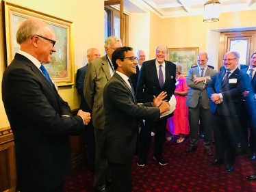 Rehman Chishti MP, US Ambassador, Nicholas Soames and Lord Howell